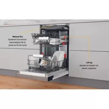 Lave vaisselle encastrable WHIRLPOOL WSBO3O34PFX 6ème Sens – Image 5