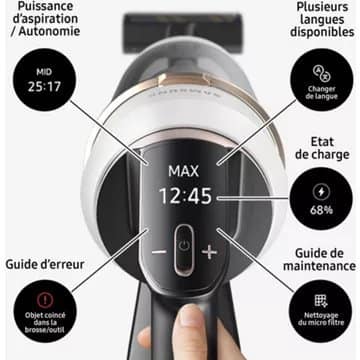 Aspirateur balai SAMSUNG Jet 95 Complete VS20C95E4TB – Image 7