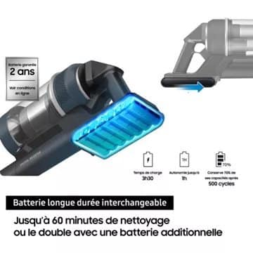 Aspirateur balai SAMSUNG Jet 95 Complete VS20C95E4TB – Image 8