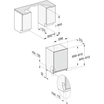 Lave vaisselle encastrable MIELE G 7985 SCVi XXL AutoDos k2o – Image 9