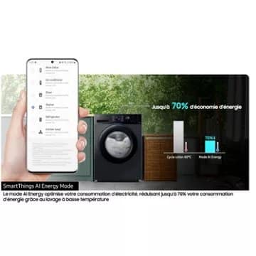 Lave linge hublot SAMSUNG WW90CGC04DAH – Image 8