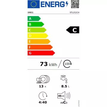 Lave vaisselle encastrable SMEG STL252CH – Image 9