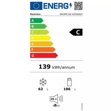 Réfrigérateur combiné encastrable ELECTROLUX ENC8MC18S – Image 7